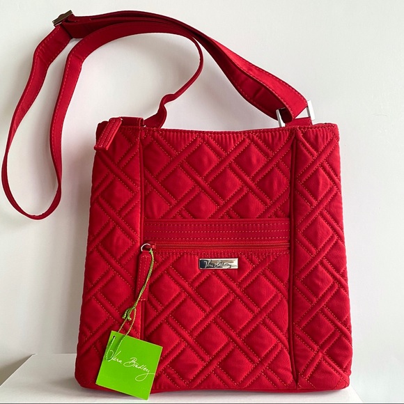 Vera Bradley Handbags - 🆕 NWT Vera Bradley Red Hipster Crossbody Bag